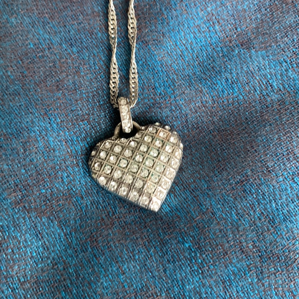 Brighton Heart with Crystals Necklace - Picture 4 of 5